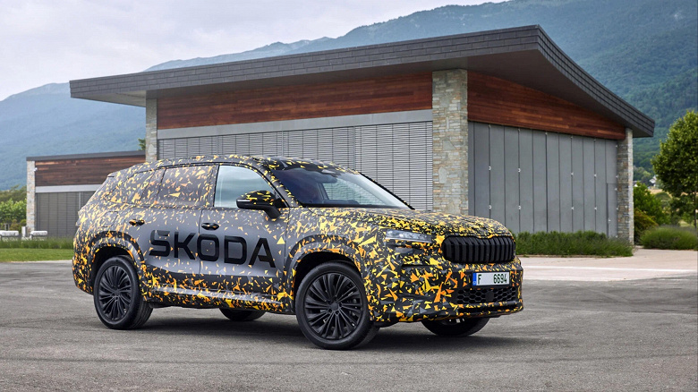 Skoda рассказала о новом Kodiaq: матричные фары, огромный багажник, 204 л.с. и до 100 км пробега без бензина